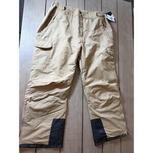 Arctix Mens Snowsport Cargo Pants XXL30" inseam Khaki ThermaTech Insulated Gorp